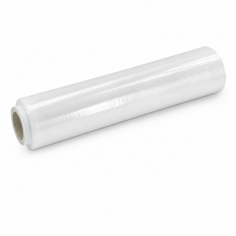 Film estendibile trasparente per imballaggio – rotolo 1600 m × 50 cm